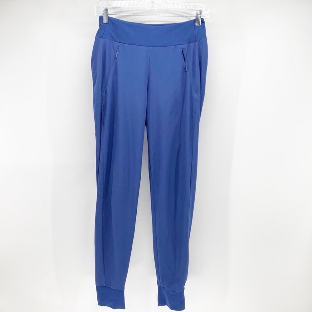Athleta studio jogger workout athleisure casual comfy lightweight size 0 purple